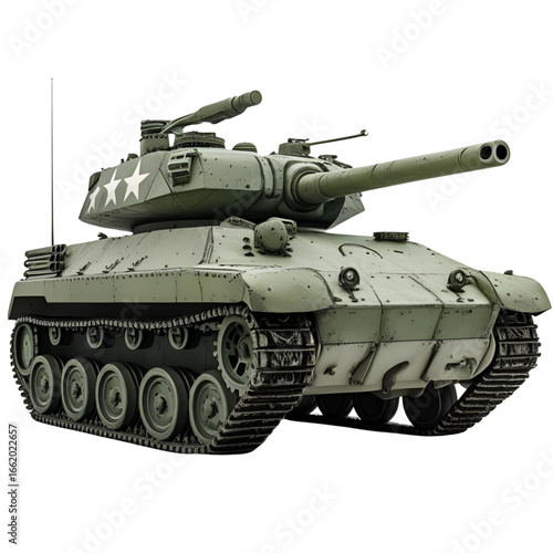 Tanks, transparent background, powerful combat machines