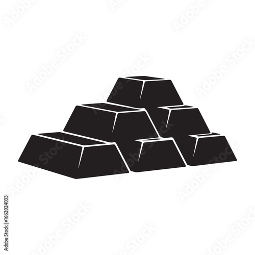 Stack of gold bars representing wealth investment and financial security prosperity and richness in business and banking world