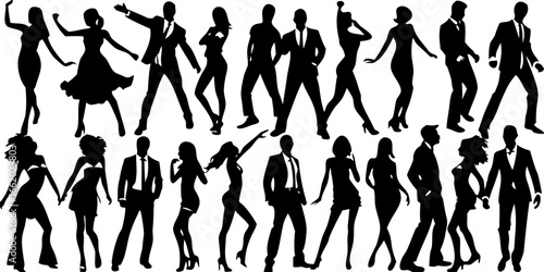 Black Dance Silhouette Collection