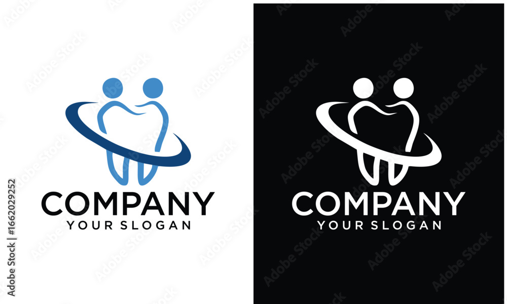 Fototapeta premium Creative Dental care vector logo template. This design suitable for medical.