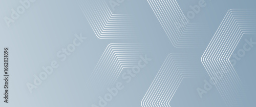 Minimal abstract background with gradient blue tones and geometric white line patterns, modern vector design for business, technology, or corporate themes.