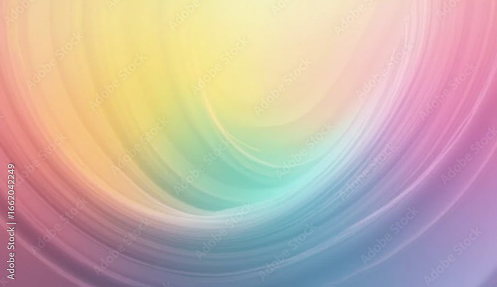Obraz premium Soft Pastel Swirl Gradient Background
