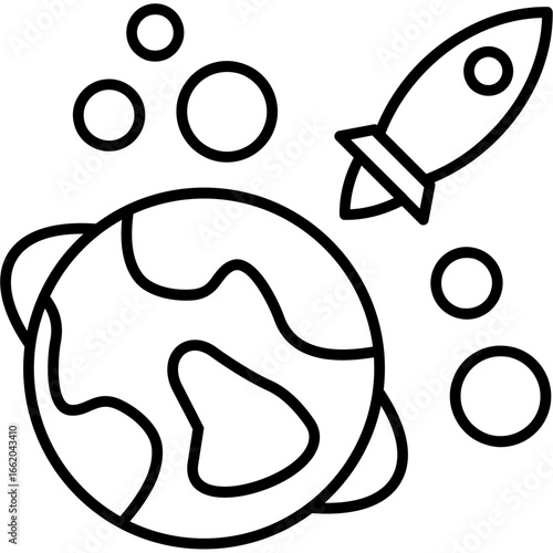 Space Exploration Icon