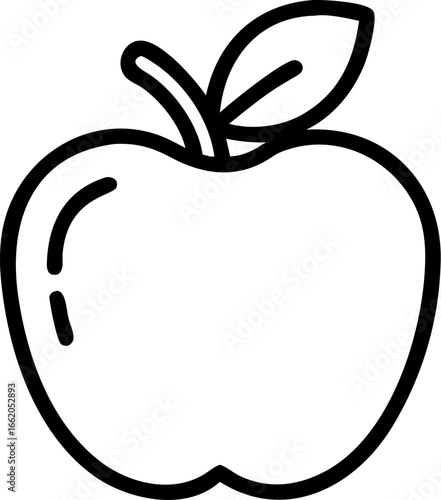 illustration of an apple icon