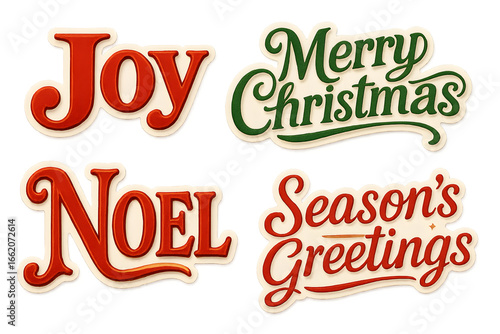 Merry christmas, joy, season's greetings, and nel