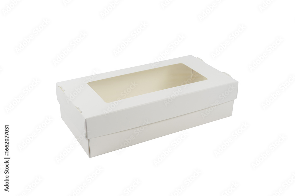 Fototapeta premium white box isolated on white