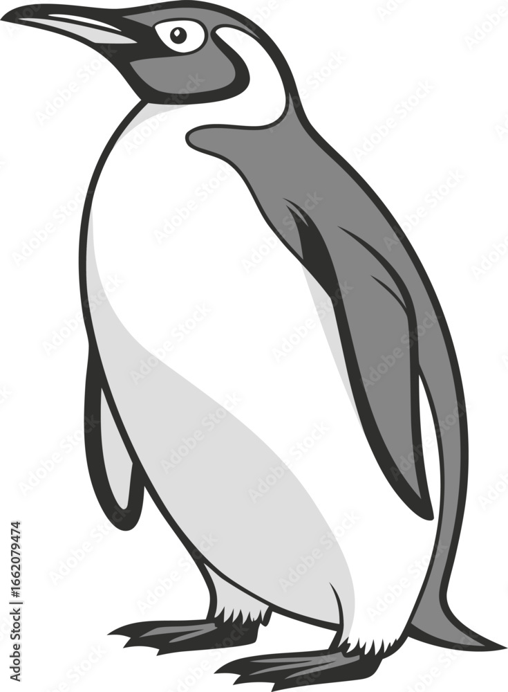 Fototapeta premium Penguin Art Design Collection. Antarctic Penguin Art Design Illustration. Cartoon Penguin Art Design Bundle. Winter Penguin Art Design Pack. Funny Penguin Art Design Set. Baby Penguin Art Design Art