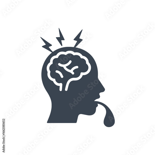 Dental Sickness Brain Icon