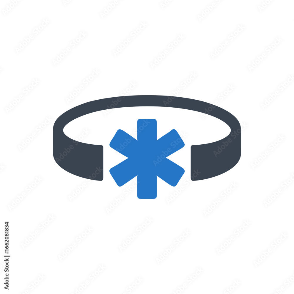 Obraz premium Medical Alert Bracelet Icon