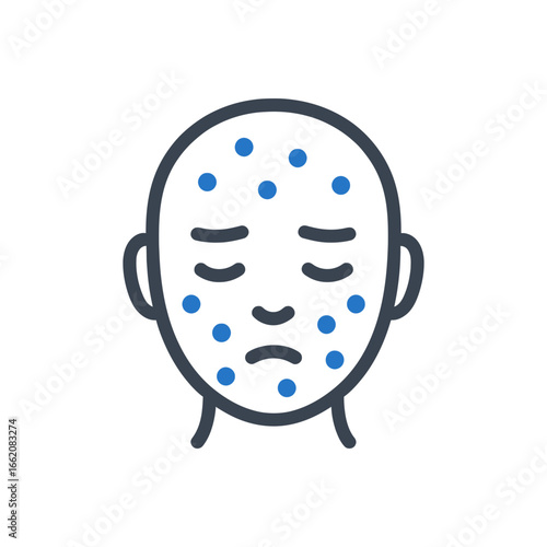 Acne Skin Disorder Icon