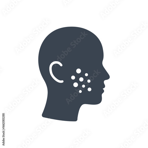 Facial Acne Pustules Icon