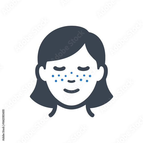 Freckles Facial Pigmentation Icon