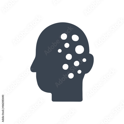 Psoriasis Patches Scalp Icon