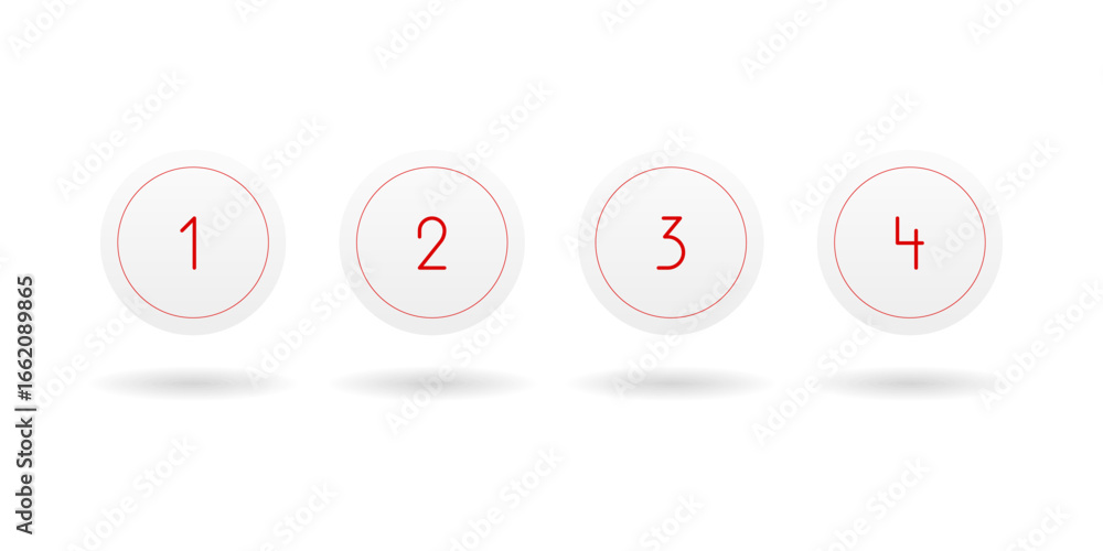 Colorful step set, numbers, infographic. Colorful step set, numbers, infographic.