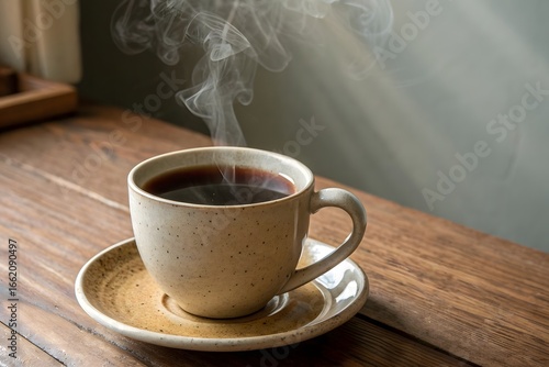 Splash of coffee and milk, and coffee moka explosion, and Black hot tea is good for health