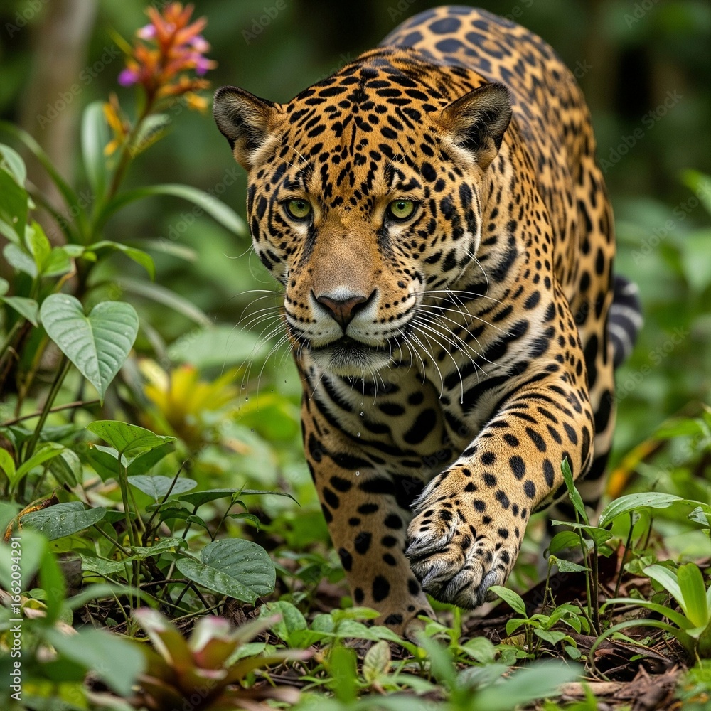 Obraz premium jaguar in the forest