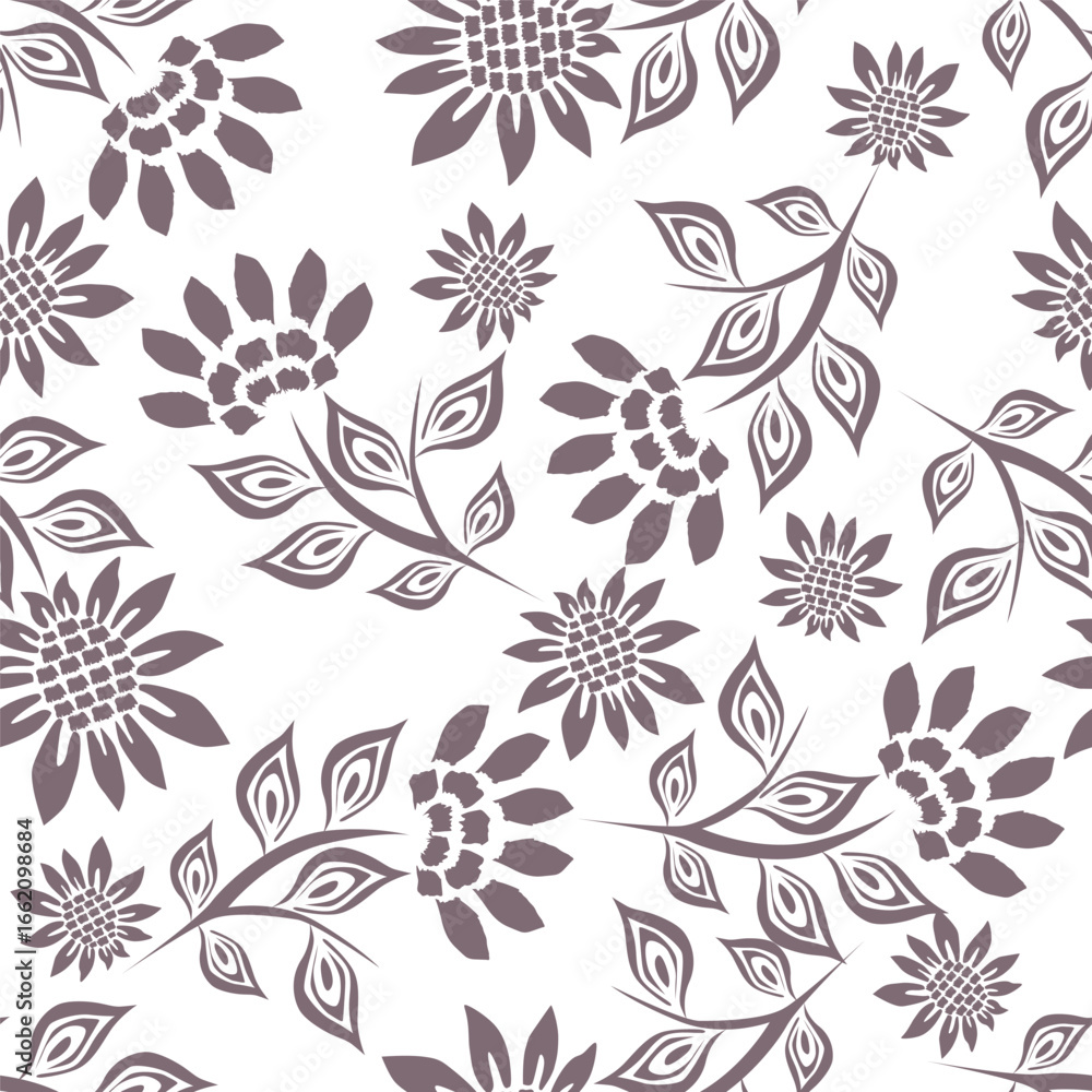 Fototapeta premium seamless floral pattern