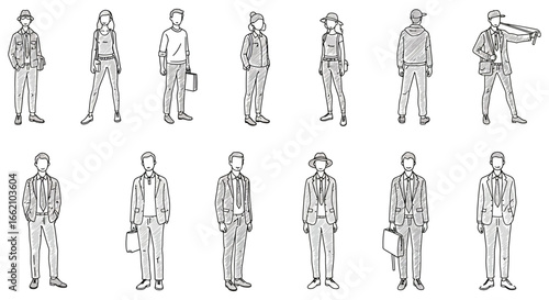 diverse group of people standing confidently in a modern setting showcasing individuality and community spirit ideal for presentations about teamwork and collaboration