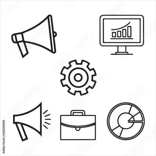 set of icons for web design