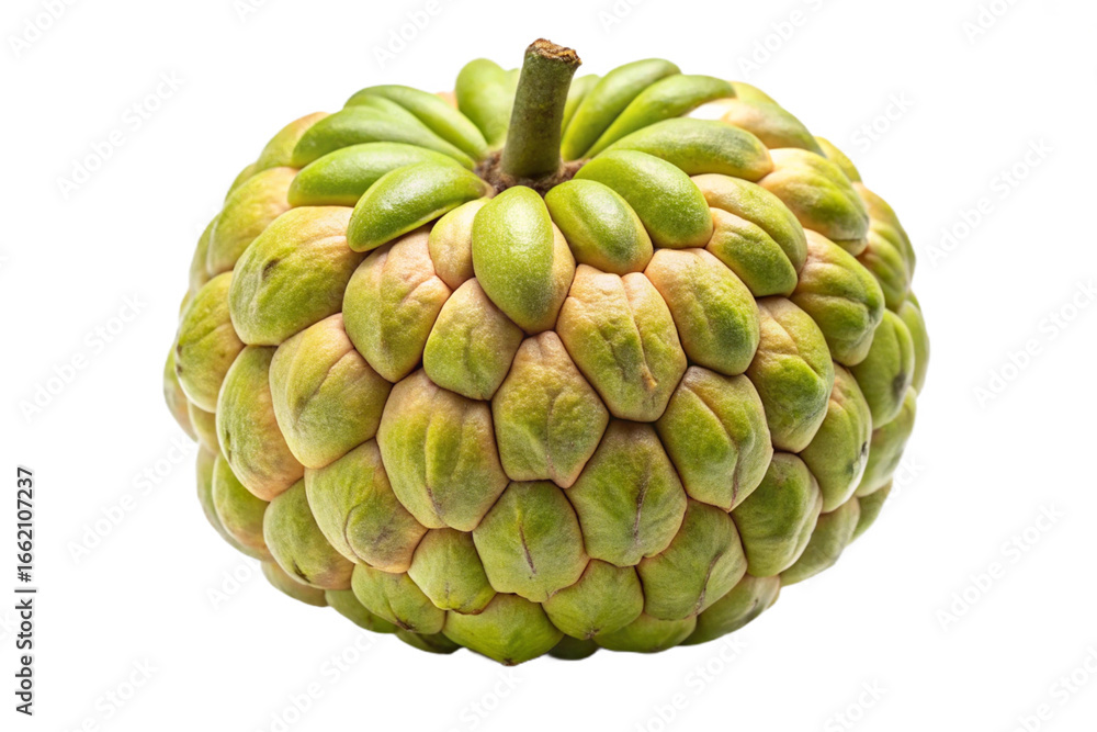 Obraz premium Custard apple fruit isolated on black background