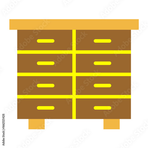 Drawers Vector Design Icon Style