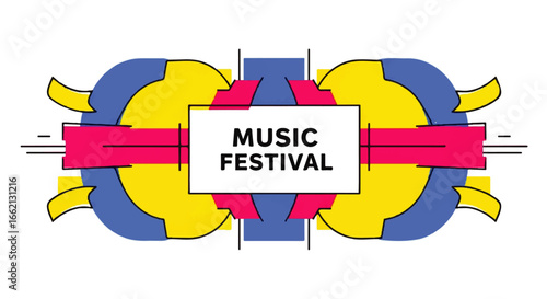 Colorful Gift Box with Ribbon and Bow for Celebration or Special Occasion.