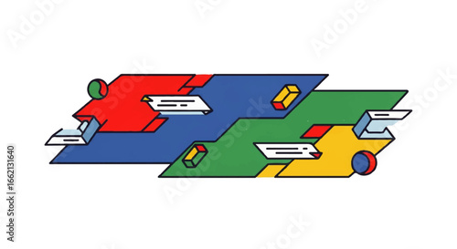 Colorful Gift Box with Ribbon and Bow for Celebration or Special Occasion.