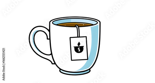 tea with label, herbal tea cup, green tea illustration, black tea cup, tea with steam, teacup and saucer, tea icon vector, morning tea cup, hot beverage illustration, classic tea cup, teabag tag vecto