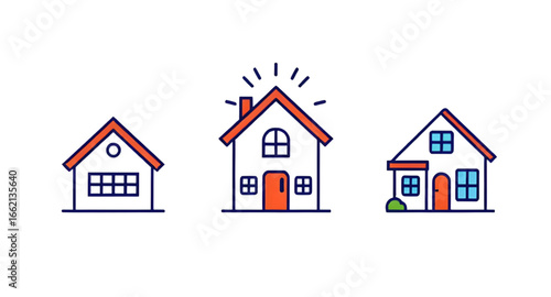 Wallpaper Mural home icon, property investment, real estate design, modern house illustration, dream home concept, real estate logo idea, house symbol, residential building, home ownership, family house vector, house Torontodigital.ca