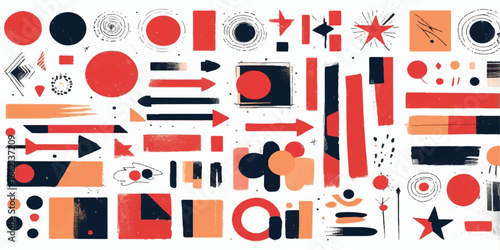 A diverse collection of vector icons for web design, business, and medical illustrations