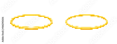Gray-toned pixel art depicting different moon phases. minimalist, retro style mosaic.