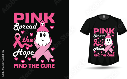Breast cancer awareness tshirt design