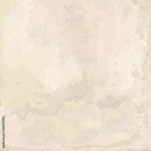 Vintage aged paper texture with stains and faded marks, old parchment background with weathered edges, retro antique surface for design, scrapbooking, maps and historical documents