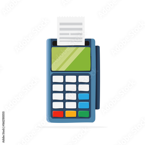 Portable Payment Terminal with Receipt, Wireless Transaction Device, Paying by Credit Card