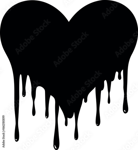bleeding heart icon vector in trendy style