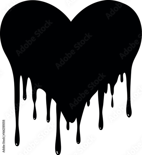 bleeding heart icon vector in trendy style