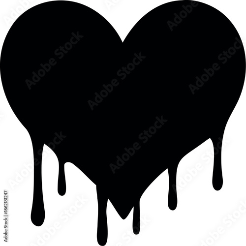 bleeding heart icon vector in trendy style
