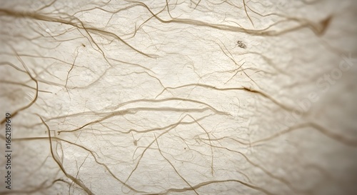 Wallpaper Mural Close up view of textured white surface with thin brown lines resembling roots or veins pattern Torontodigital.ca