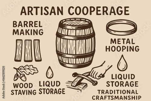 Artisan Cooperage: Traditional Barrel Making and Craftsmanship