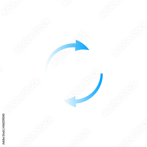 Blue arrow showcasing two directions in a sleek, fluid style to represent dynamic air movement. Free Download Blue arrow showcasing two directions in a sleek, fluid style to represent dynamic air movement. - GFXLoad