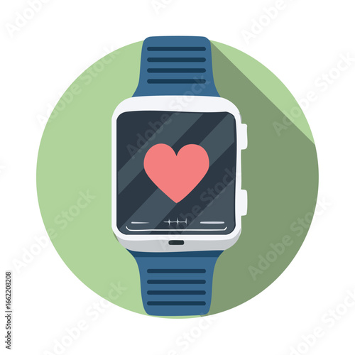 Smartwatch Heart Rate Monitor App Icon