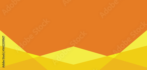 Simple orange abstract background with flat geometric gradation style. Clean and minimal design, ideal for templates, posters, or digital layouts.