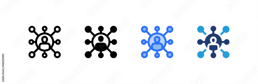 Networking icon set multiple style collection. Vector illustration. Networking icon set multiple style collection. Vector illustration.