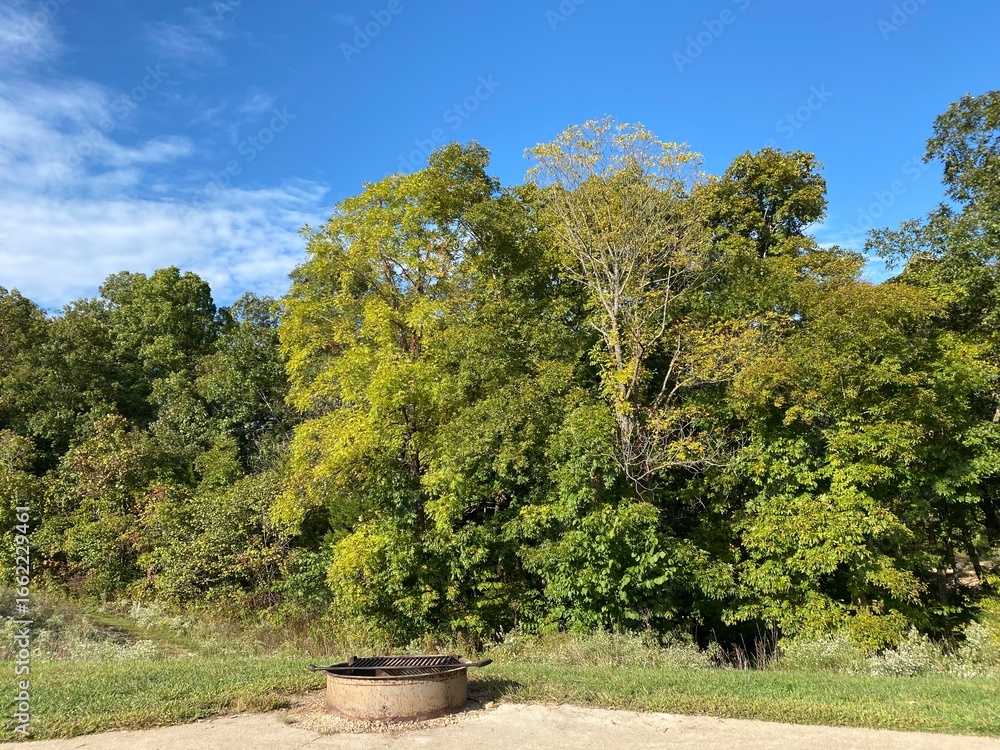 Obraz premium Campsite at a State Park