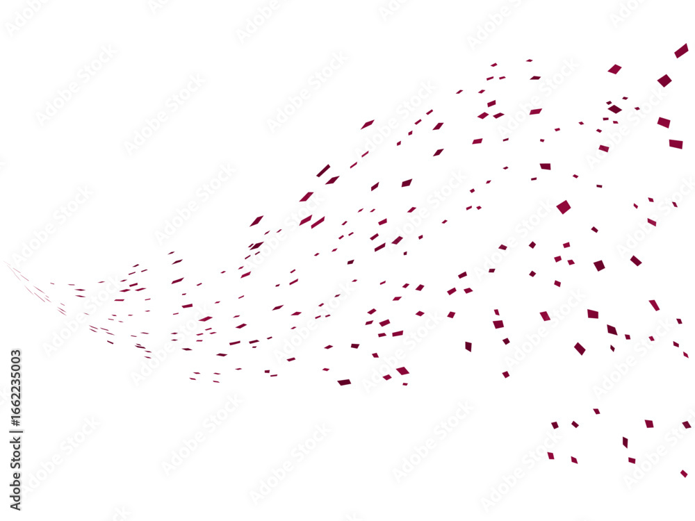 Obraz premium 紙吹雪、m11ワイン、9波50