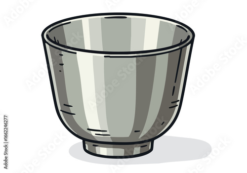 simple stylized  silver cup labeled 'Centenarian Honor Symbol' Clean lines and a muted green background create a modern minimalist aesthetic Suitable for design and illustration projects