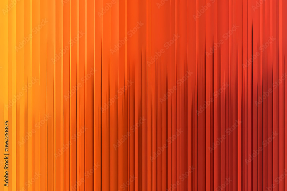 Fototapeta premium Orange Pink Gradient Abstract Background with Vertical Lines and Glowing Light Streaks