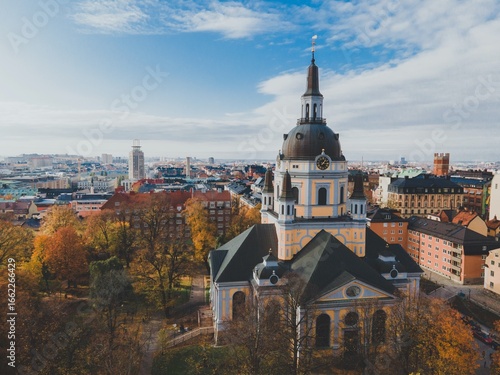 Photography Aerial views of Katarina Kyrka in Stockholm, Sweden