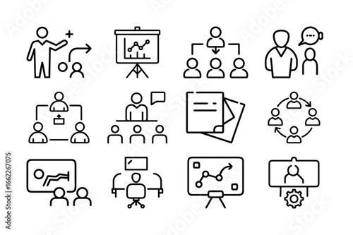 business icons set