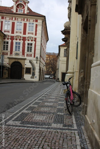 Canvas Print street in Prague
